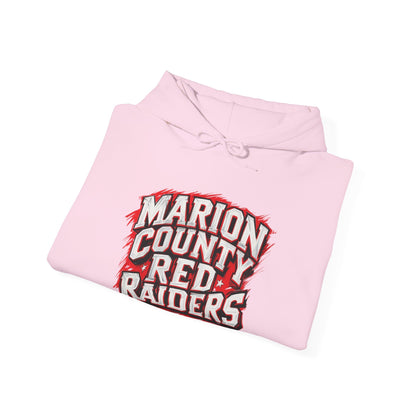 Adult Hoodie Sweatshirt \ Marion County Red Raiders \ MC1
