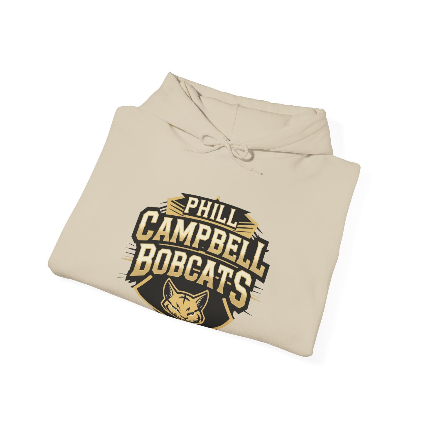 Adult Hoodie Sweatshirt \ Phill Campbell Bobcats \ PCB1