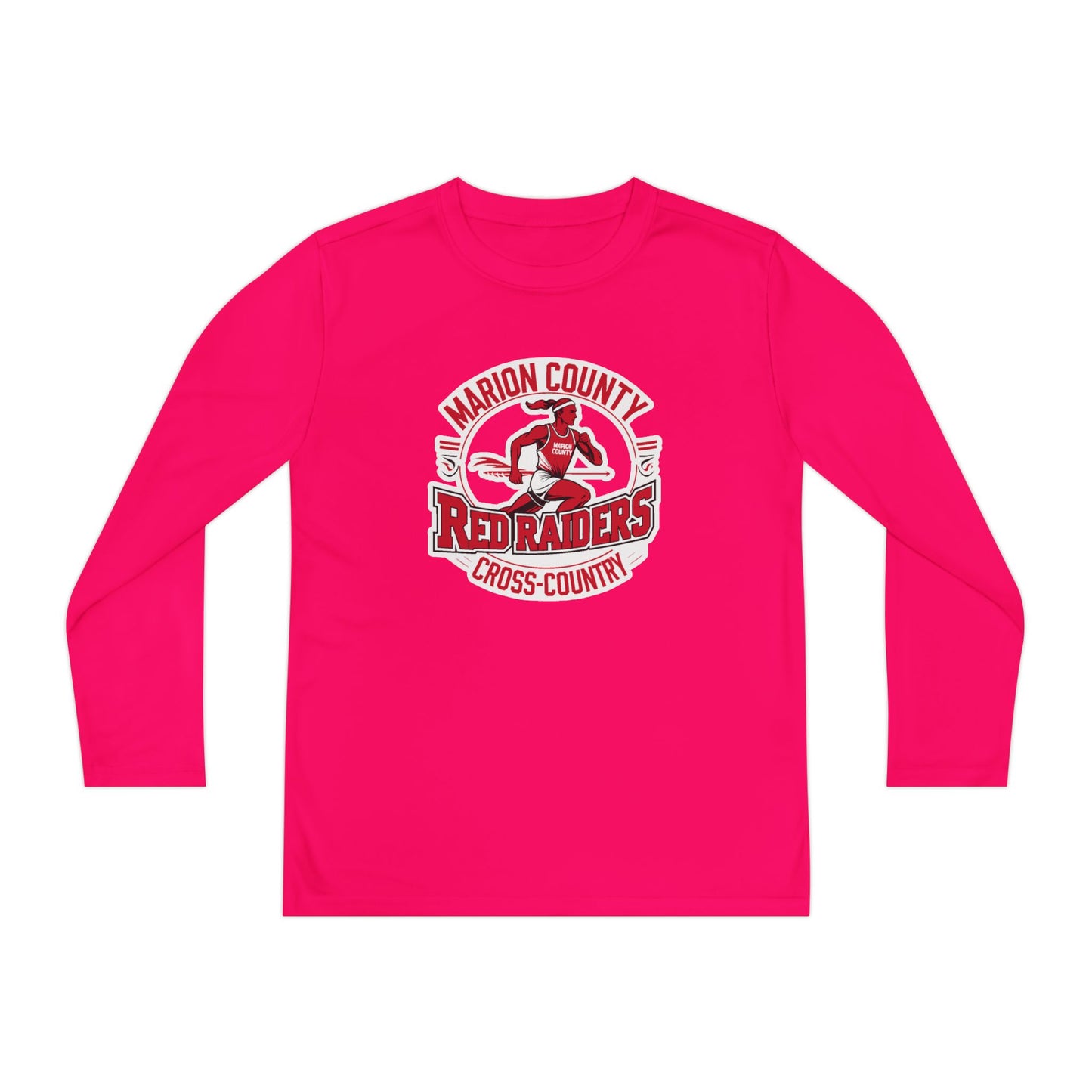 Youth Long Sleeve Tee \ Marion County Red Raiders Cross-Country \ MCCC2