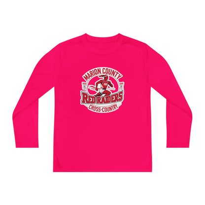 Youth Long Sleeve Tee \ Marion County Red Raiders Cross-Country \ MCCC2