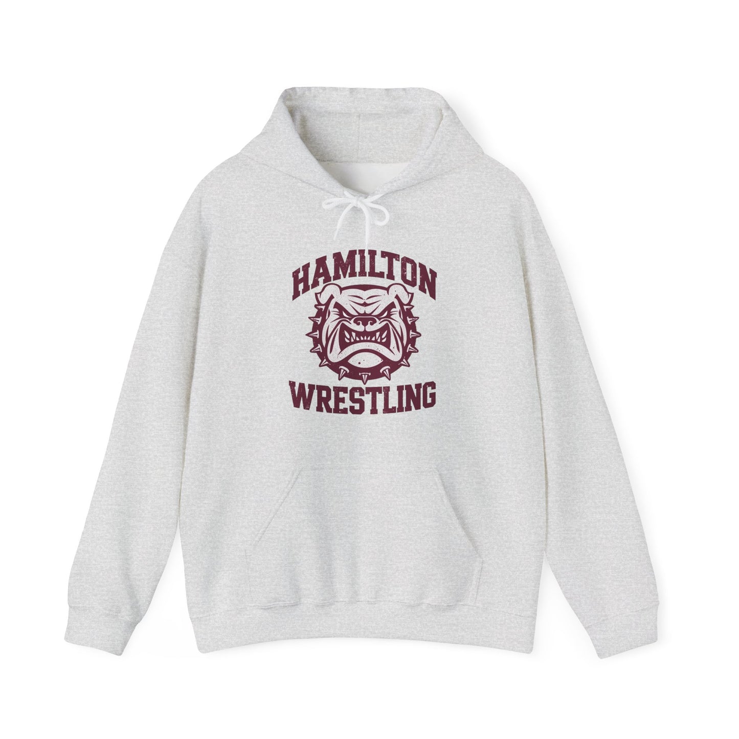 Adult Hoodie Sweatshirt \ Hamilton Aggies Wrestling \ HAW2