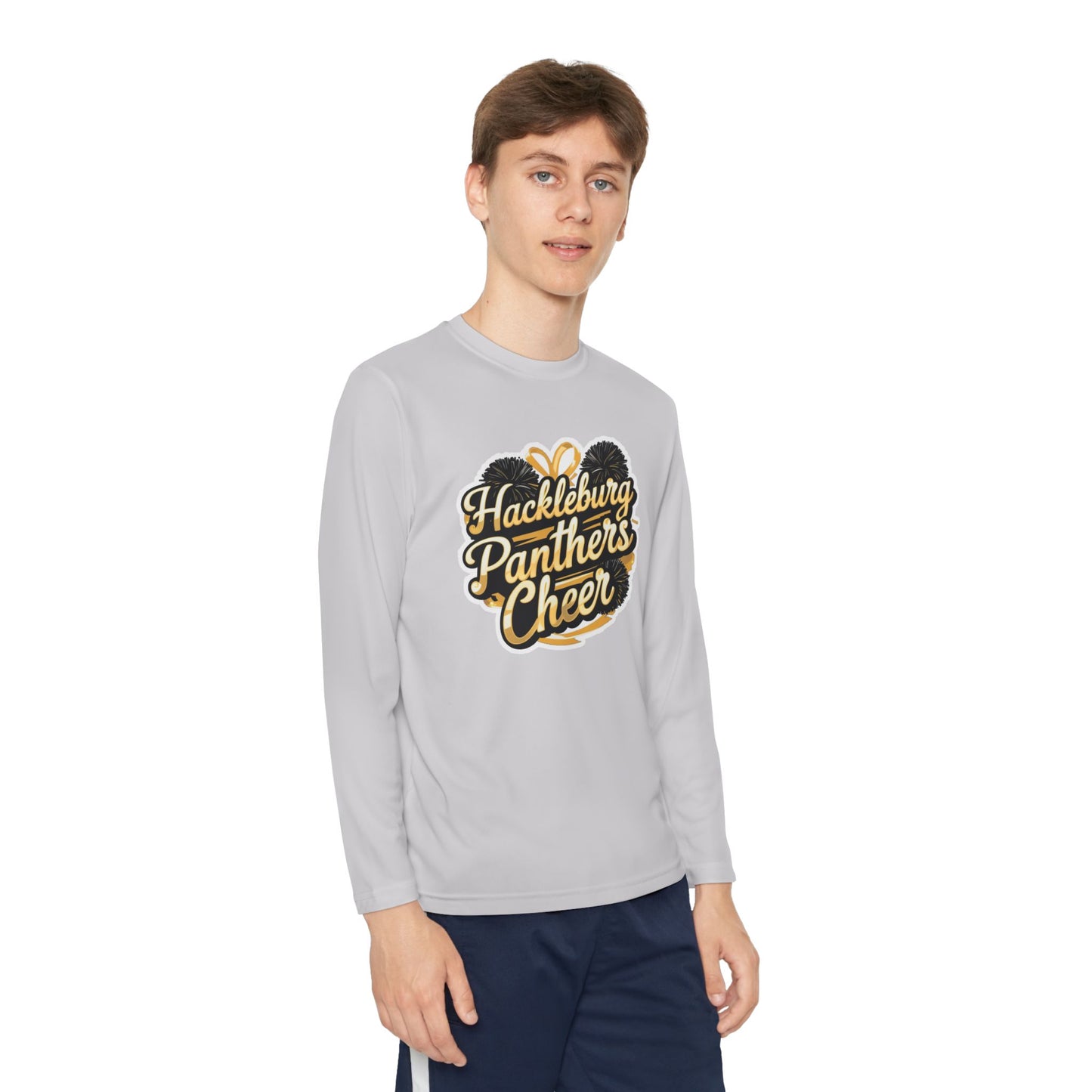 Youth Long Sleeve Tee \ Hackleburg Panthers Cheer \ HPC2