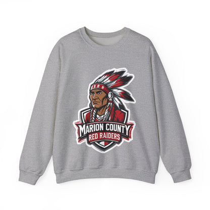 Adult Crewneck Sweatshirt \ Marion County Red Raiders \ MC2