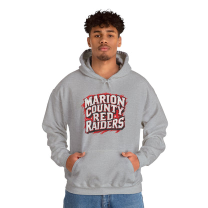 Adult Hoodie Sweatshirt \ Marion County Red Raiders \ MC1