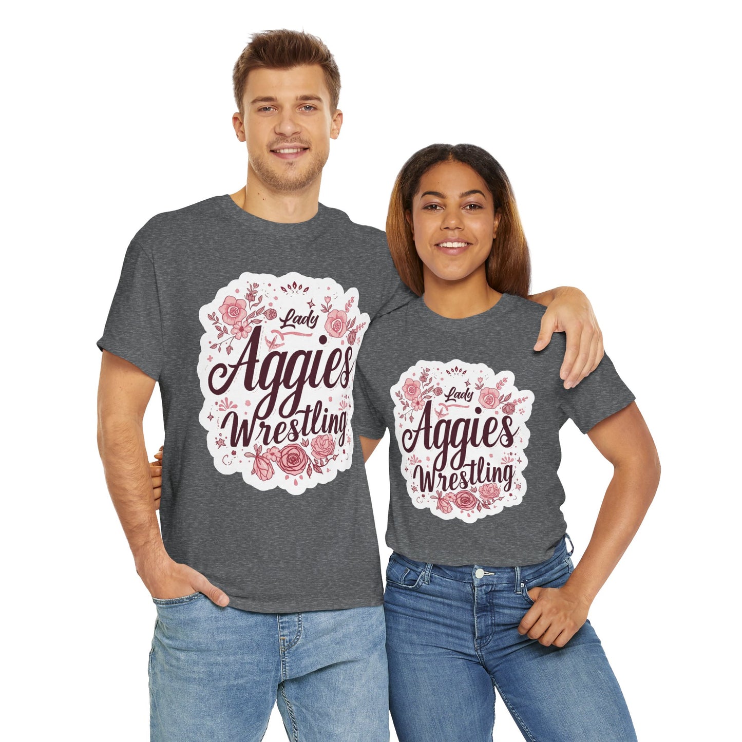 Adult Tee \ Hamilton Aggies Wrestling \ HAWG1