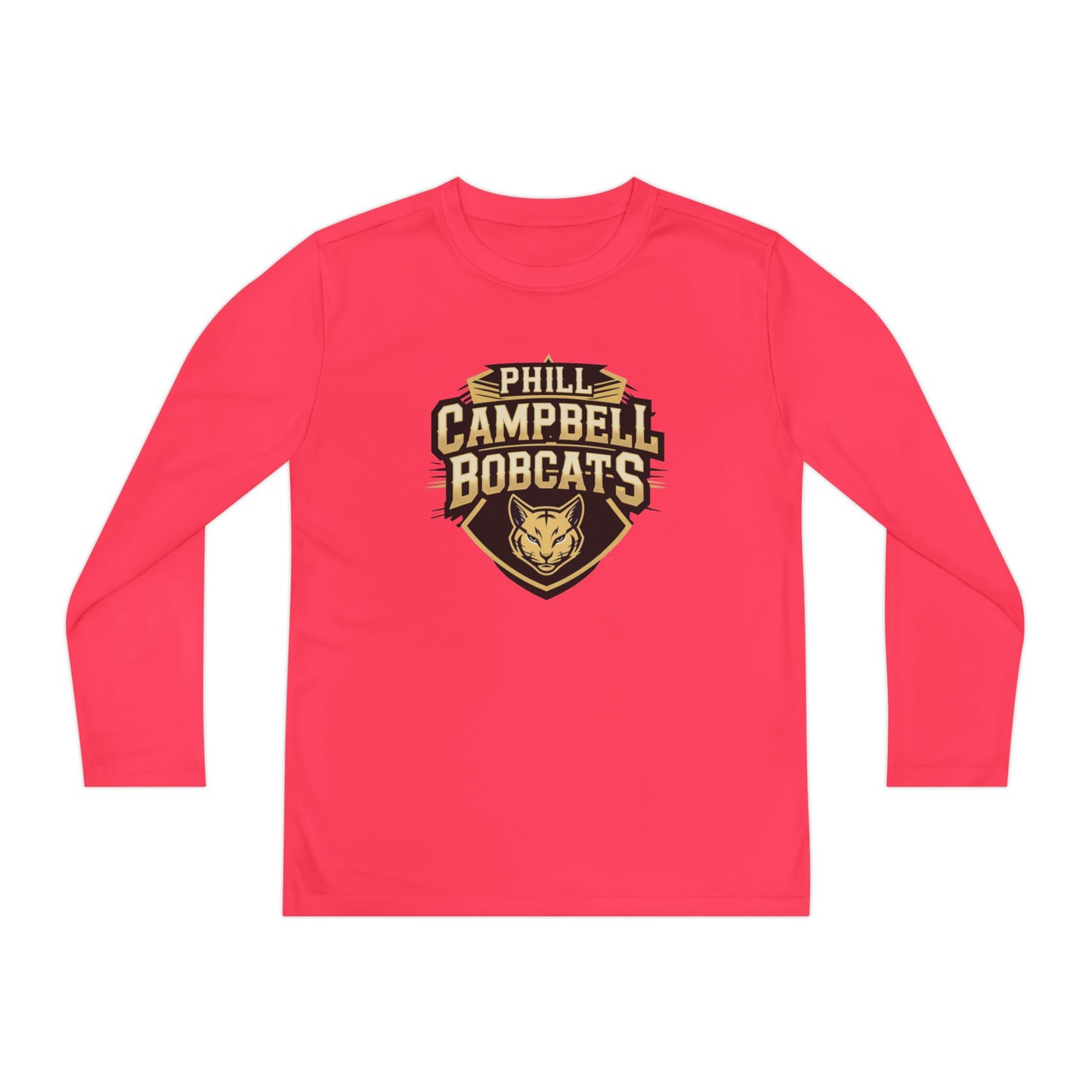 Youth Long Sleeve Tee \ Phill Campbell Bobcats \ PCB1