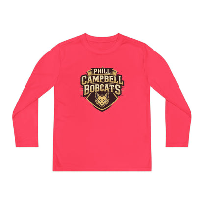 Youth Long Sleeve Tee \ Phill Campbell Bobcats \ PCB1