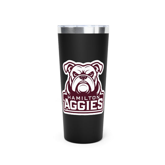 22oz Copper Insulated Tumbler \ Hamilton Aggies \ HA4