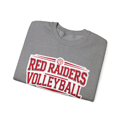 Adult Crewneck Sweatshirt \ Marion County Red Raiders Volleyball \ MCV2