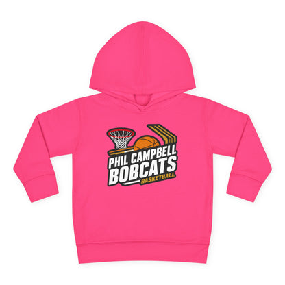Toddler Hoodie Sweatshirt \ Phil Campbell Bobcats Basketball \ PCBBK1