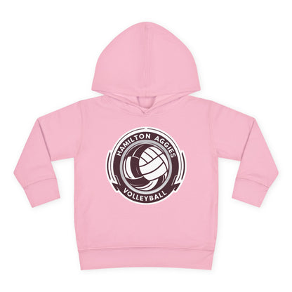 Toddler Hoodie Sweatshirt \ Hamilton Aggies Volleyball \ HAV1