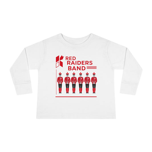 Toddler Long Sleeve Tee \ Marion County Red Raiders Band \ MCB1