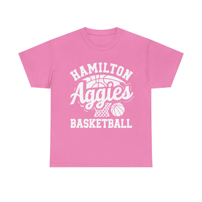 Adult Tee \ Hamilton Aggies Basketball \ HABBG1