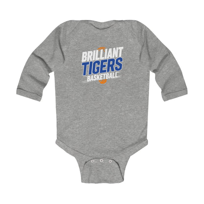 Long Sleeve Baby Bodysuit \ Brilliant Tigers Basketball \ BTBK1