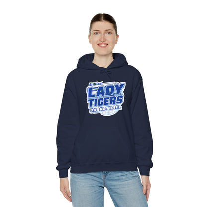 Adult Hoodie Sweatshirt \ Brilliant Tigers Basketball \ BTBKG2