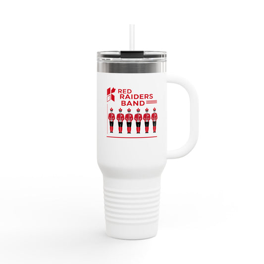 40oz Insulated Tumbler \ Marion County Red Raiders Band \ MCB1