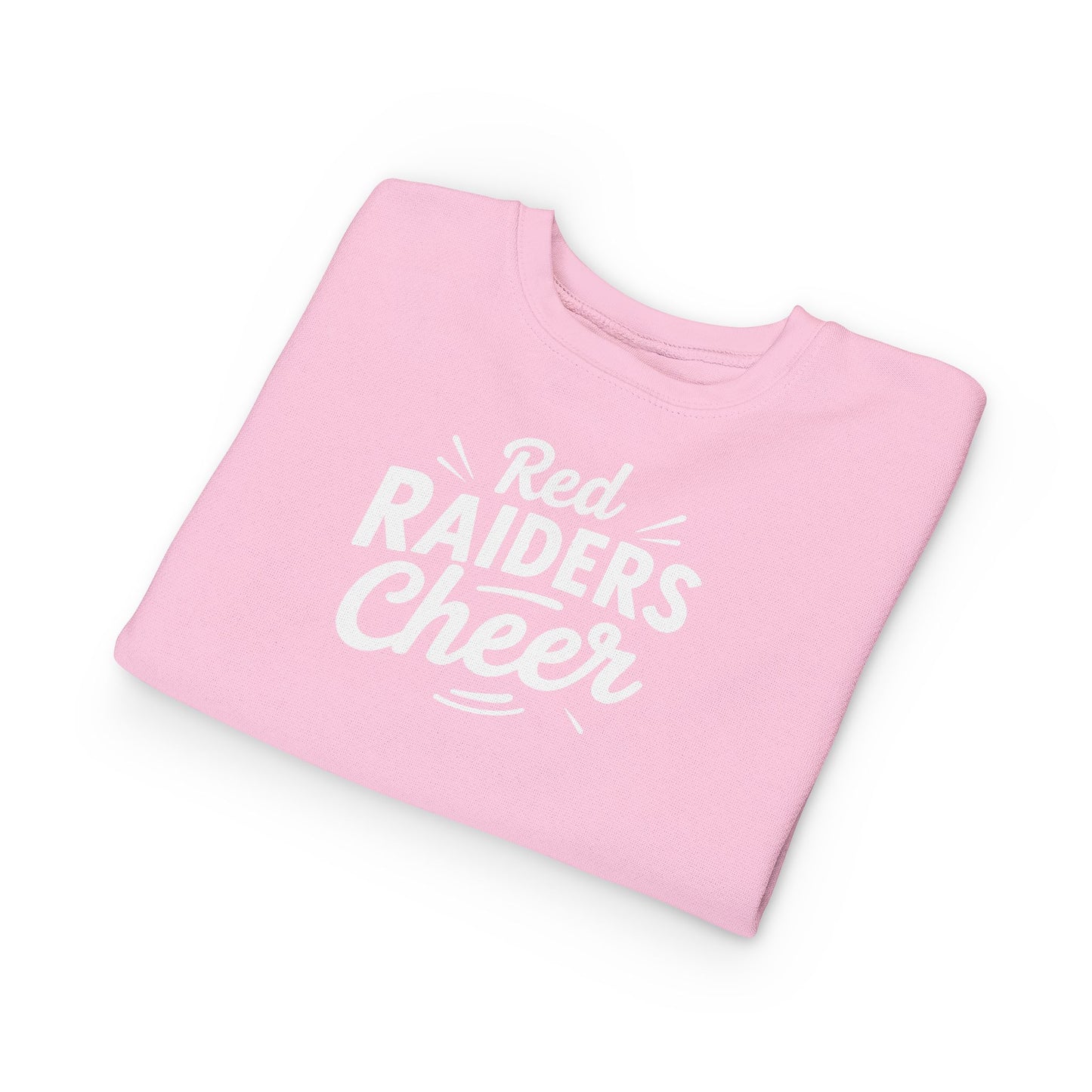 Toddler Crewneck Sweatshirt \ Marion County Red Raiders Cheer \ MCC1