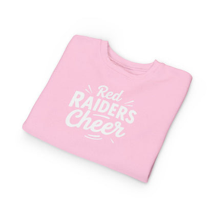 Toddler Crewneck Sweatshirt \ Marion County Red Raiders Cheer \ MCC1