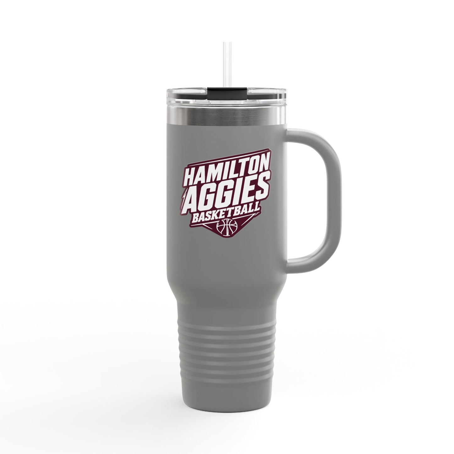 40oz Insulated Tumbler \ Hamilton Aggies Basketball \ HABB2