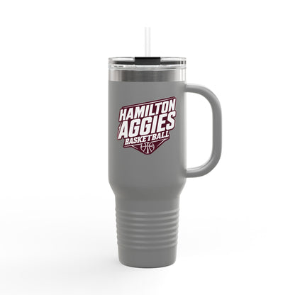 40oz Insulated Tumbler \ Hamilton Aggies Basketball \ HABB2