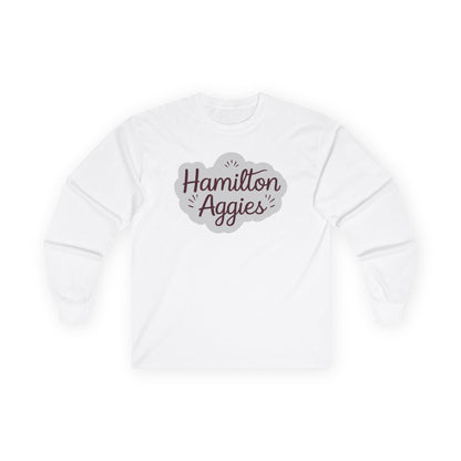 Adult Long Sleeve Tee \ Hamilton Aggies \ HAG1
