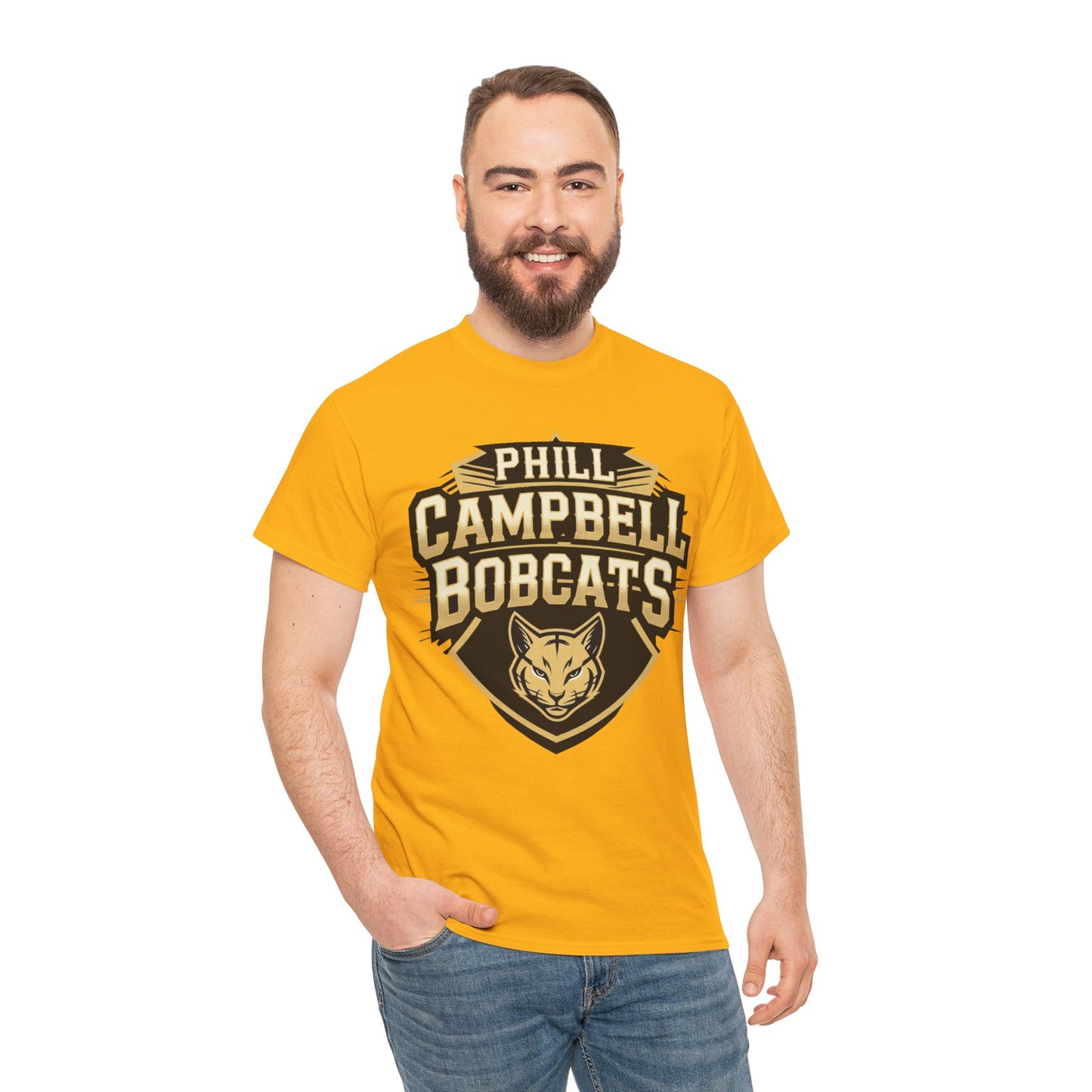 Adult Tee \ Phill Campbell Bobcats \ PCB1