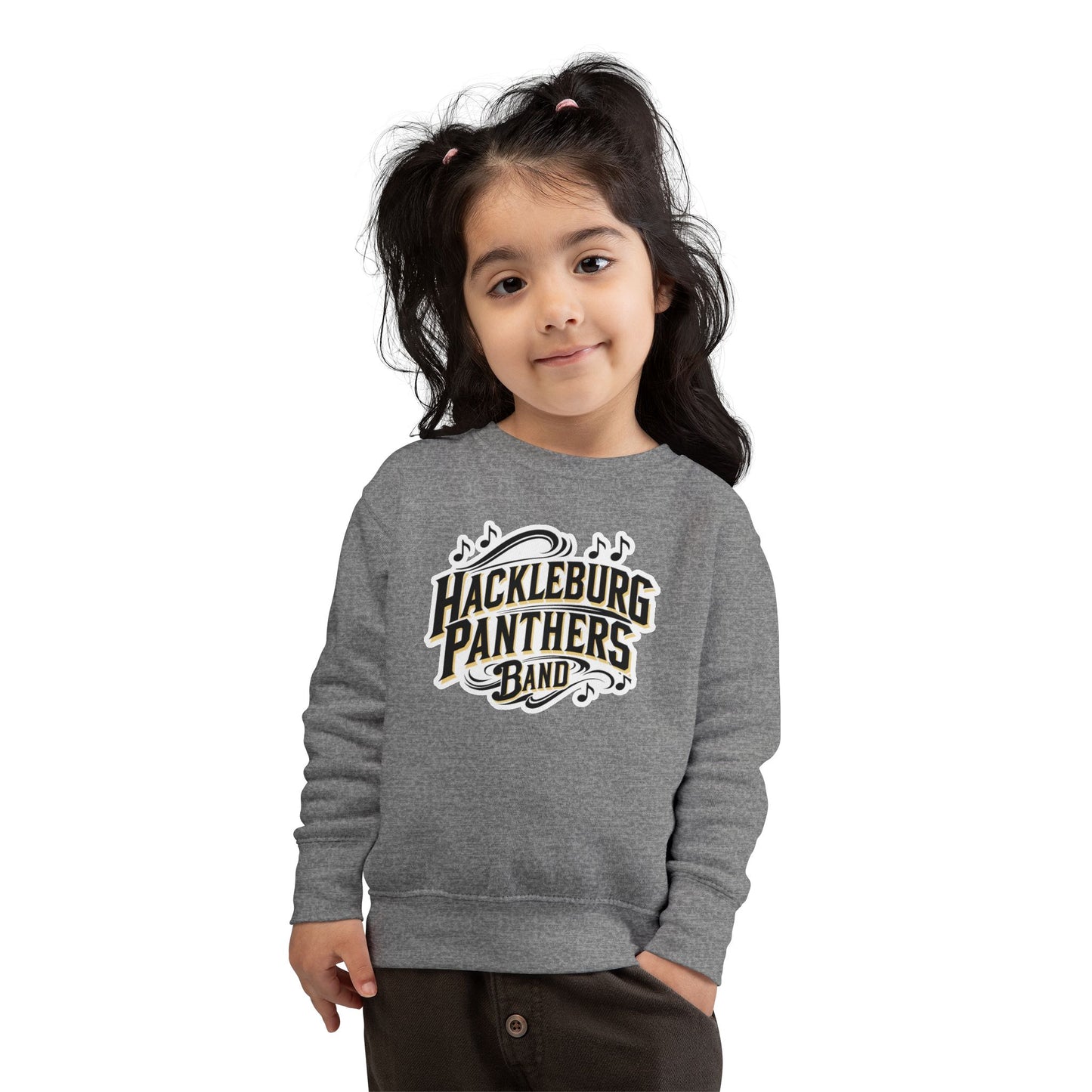 Toddler Crewneck Sweatshirt \ Hackleburg Panthers Band \ HPB1