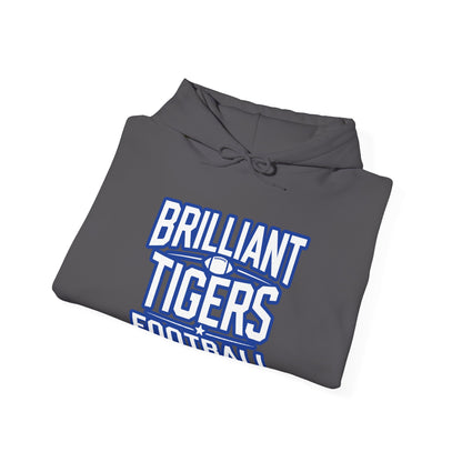 Adult Hoodie Sweatshirt \ Brilliant Tigers Football \ BTF1