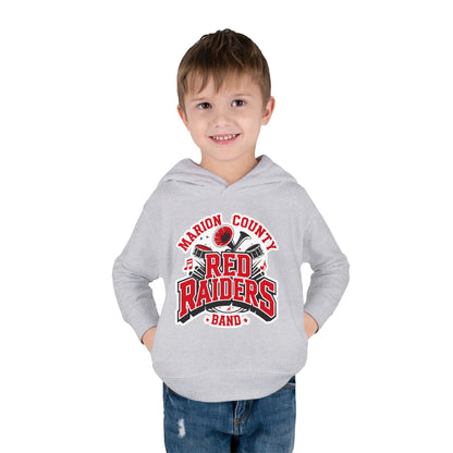 Toddler Hoodie Sweatshirt \ Marion County Red Raiders Band \ MCB2