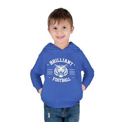 Toddler Hoodie Sweatshirt \ Brilliant Tigers Football \ BTF2