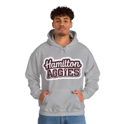 Adult Hoodie Sweatshirt \ Hamilton Aggies \ HAG2