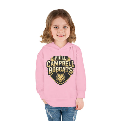 Toddler Hoodie Sweatshirt \ Phill Campbell Bobcats \ PCB1