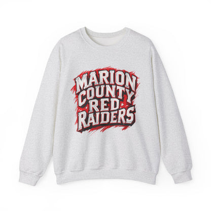 Adult Crewneck Sweatshirt \ Marion County Red Raiders \ MC1