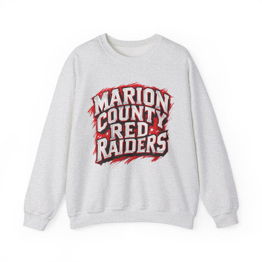 Adult Crewneck Sweatshirt \ Marion County Red Raiders \ MC1