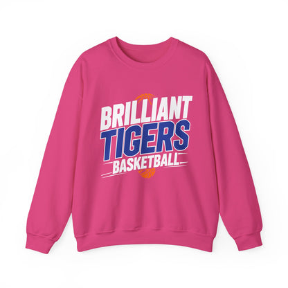 Adult Crewneck Sweatshirt \ Brilliant Tigers Basketball \ BTBK1