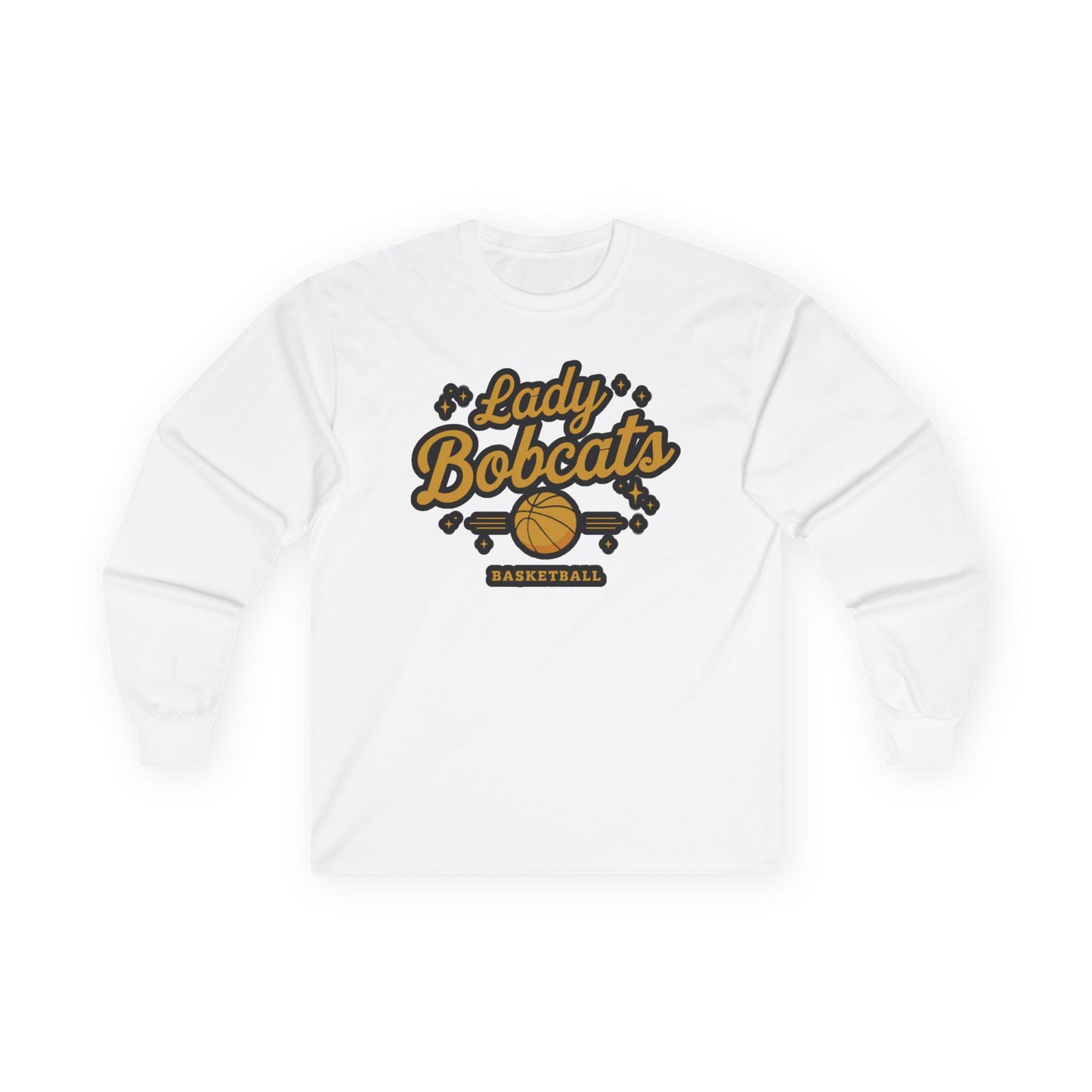 Adult Long Sleeve Tee \ Phil Campbell Bobcats Basketball \ PCBBKG2