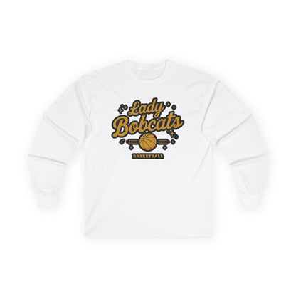 Adult Long Sleeve Tee \ Phil Campbell Bobcats Basketball \ PCBBKG2