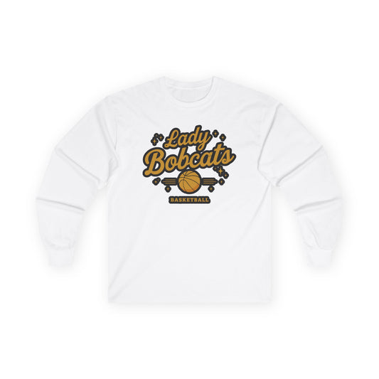 Adult Long Sleeve Tee \ Phil Campbell Bobcats Basketball \ PCBBKG2