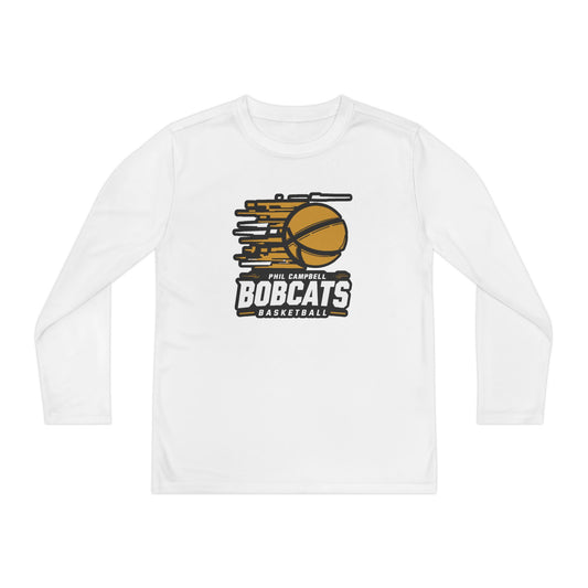 Youth Long Sleeve Tee \ Phil Campbell Bobcats Basketball \ PCBBK2
