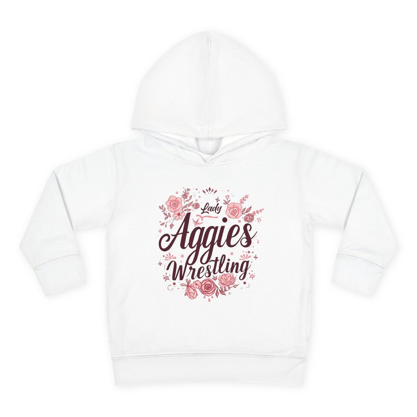 Toddler Hoodie Sweatshirt \ Hamilton Aggies Wrestling \ HAWG1