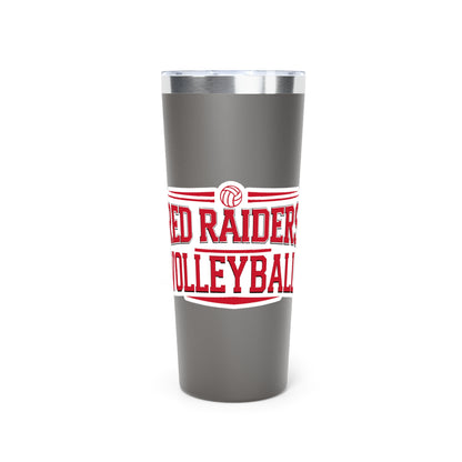 22oz Copper Insulated Tumbler \ Marion County Red Raiders Volleyball \ MCV2