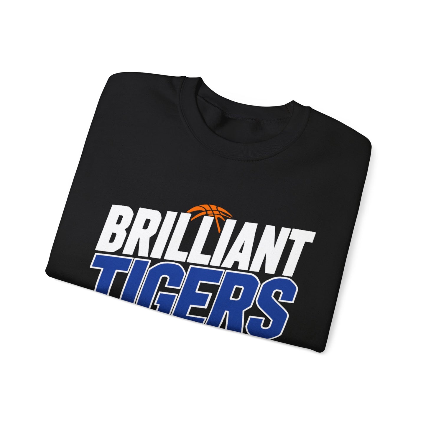 Adult Crewneck Sweatshirt \ Brilliant Tigers Basketball \ BTBK1