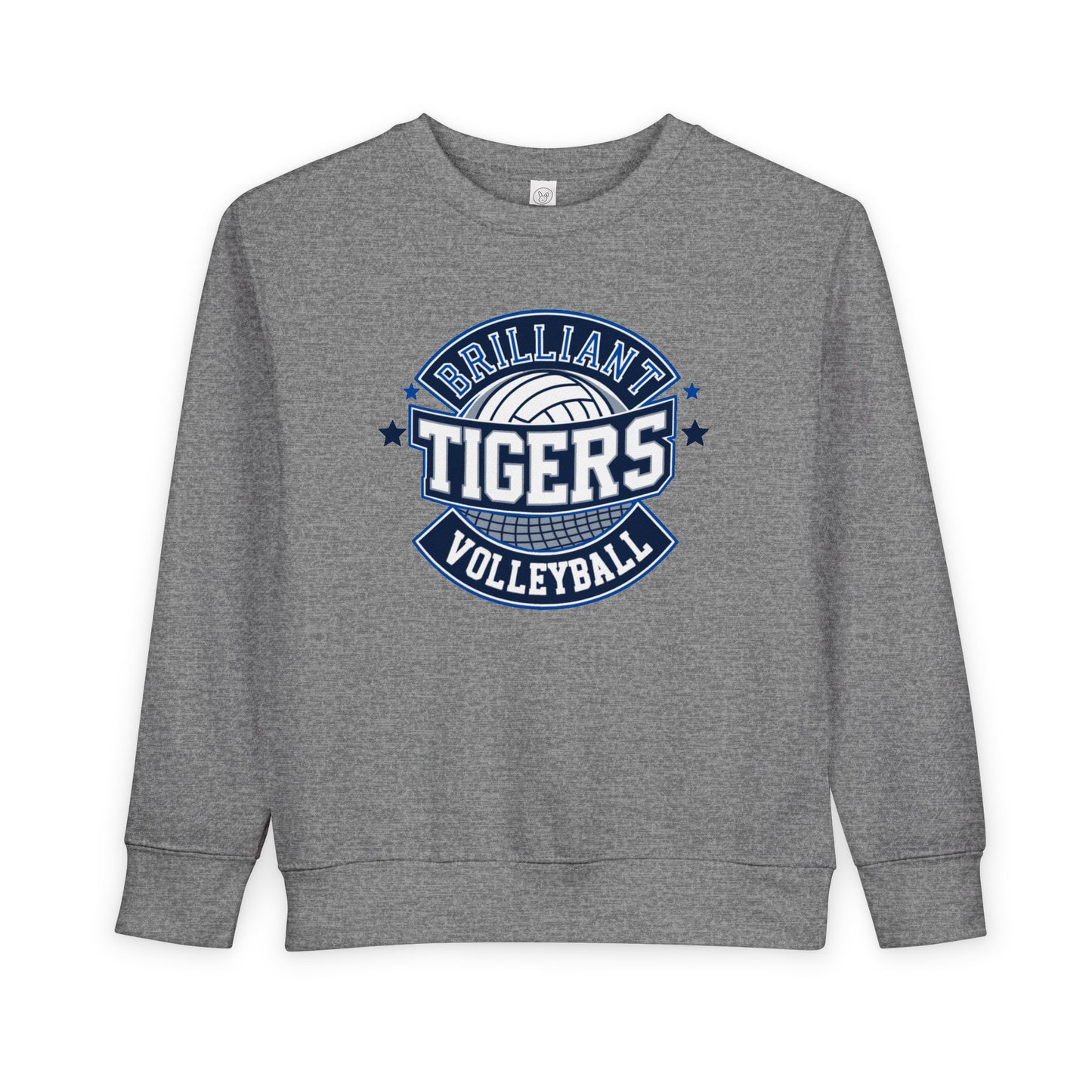 Toddler Hoodie Sweatshirt \ Brilliant Tigers Volleyball \ BTV1