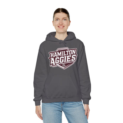 Adult Hoodie Sweatshirt \ Hamilton Aggies \ HA1