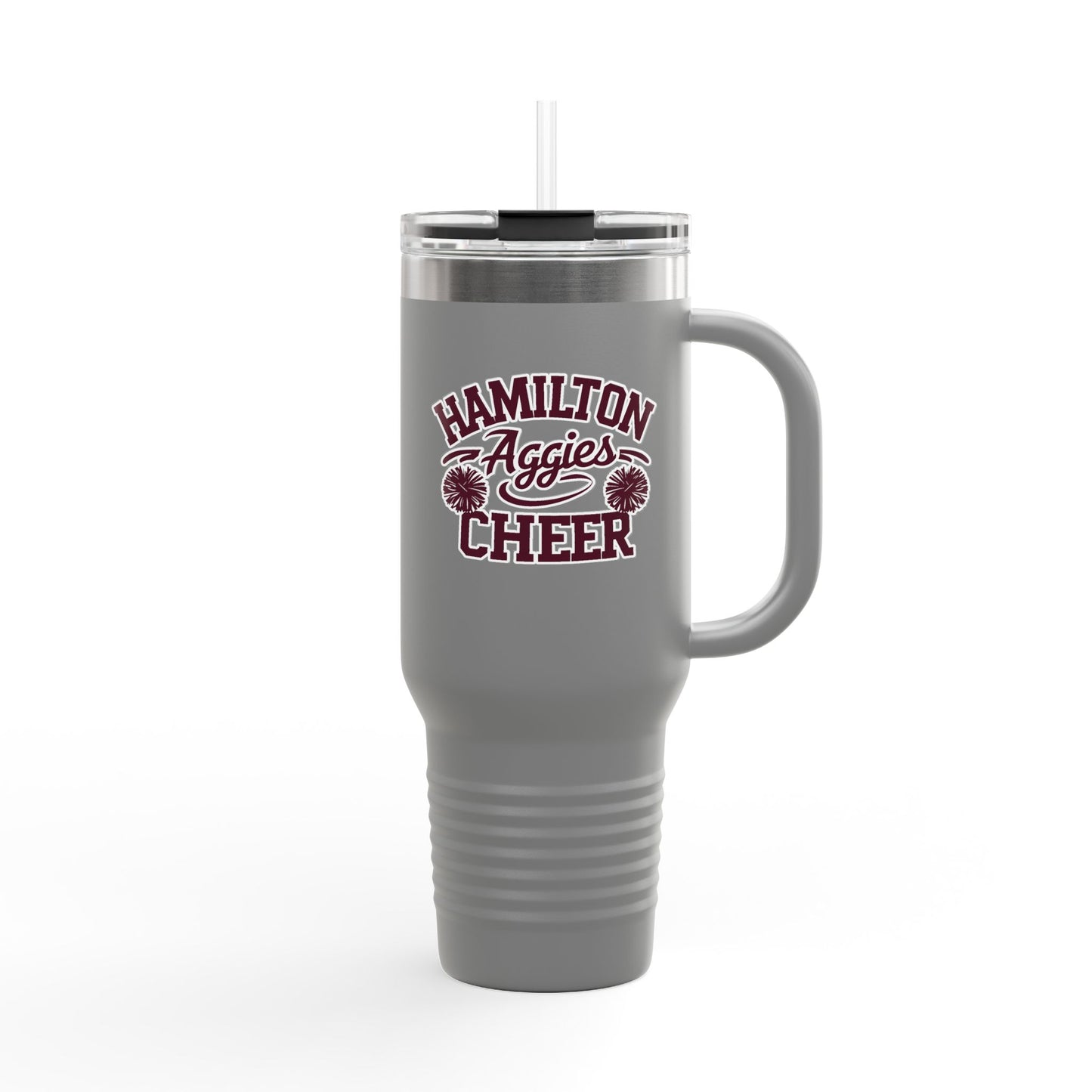 40oz Insulated Tumbler \ Hamilton Aggies Cheer \ Style HAC2