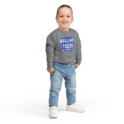 Toddler Crewneck Sweatshirt \ Brilliant Tigers Cheer \ BTC2