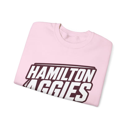 Adult Crewneck Sweatshirt \ Hamilton Aggies Basketball \ HABB2