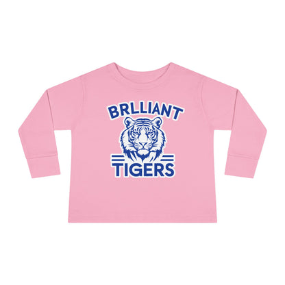 Toddler Long Sleeve Tee \ Brilliant Tigers \ BT1