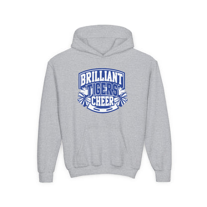Youth Hoodie Sweatshirt \ Brilliant Tigers Cheer \ BTC1