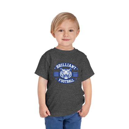 Toddler Tee \ Brilliant Tigers Football \ BTF2